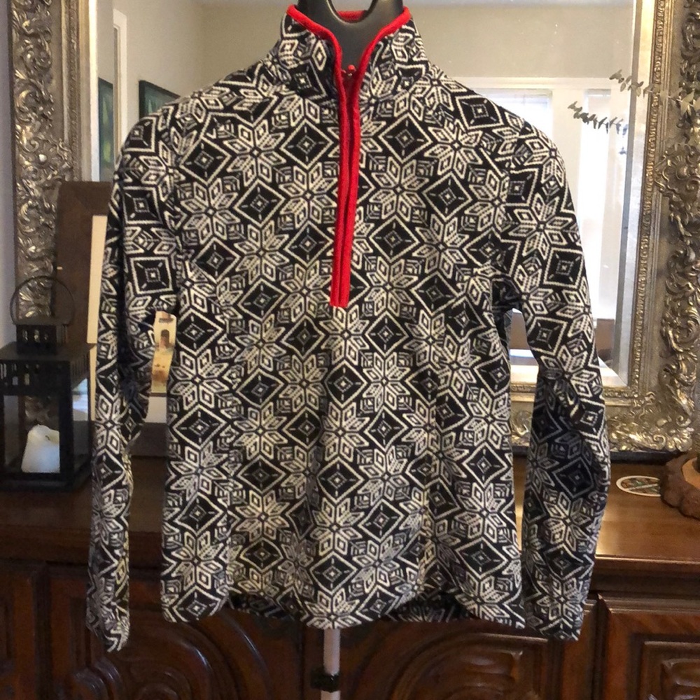 XS Lands’ End Printed Fleece